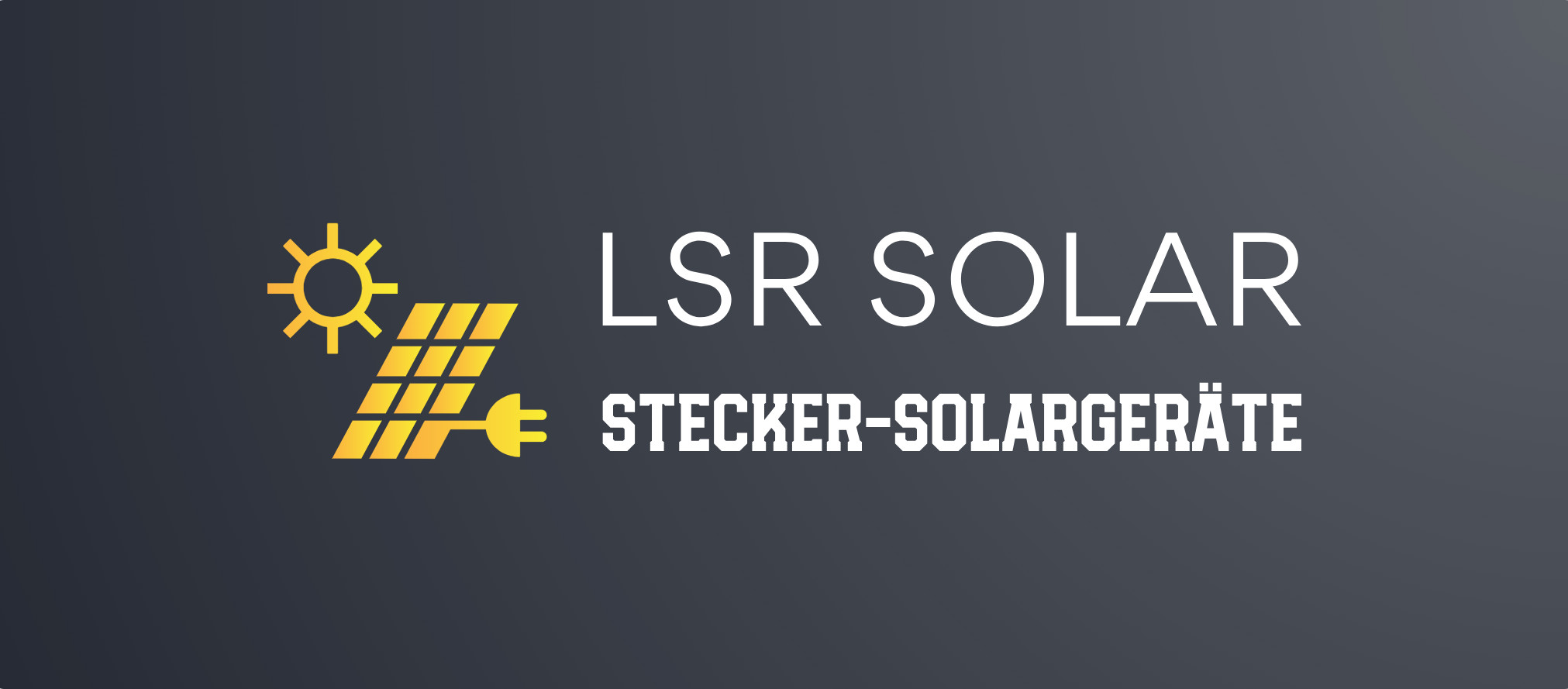 LSR Solar Logo mit Text
